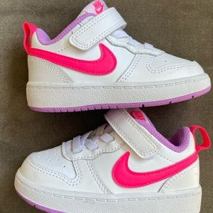 5C Infant Hot Purple & Pink Nike Air Force 1 Sneakers